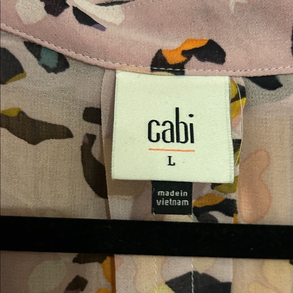 CAbi Multicolor Abstract Print Blouse - Picture 2 of 6